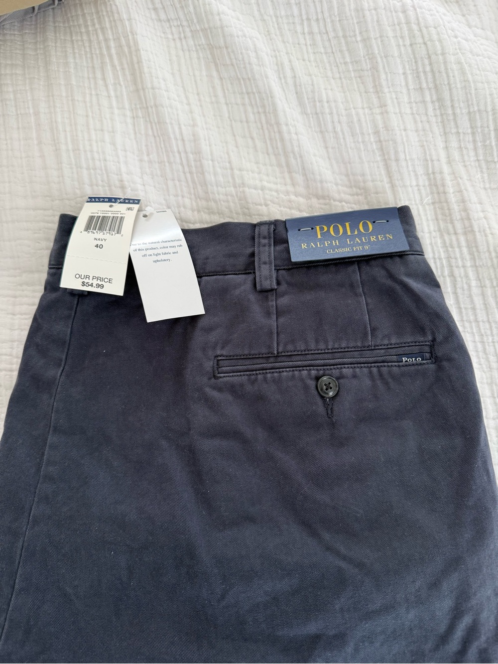 Polo by Ralph Lauren Navy Classic Fit Chinos - Men’s